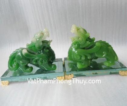 Tỳ hưu ngọc Phỉ Thúy xanh bạch A+++++(GCN:695 - 32.04gr) FS6899-F2-10669