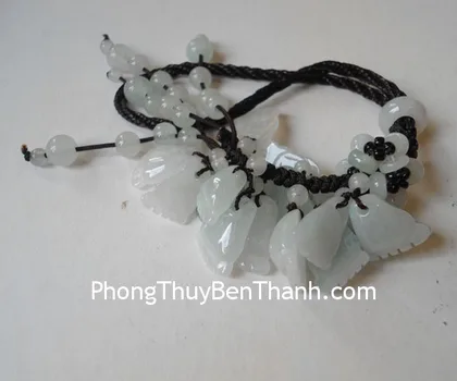 Ngọc bội 2 tỳ hưu PT treo xe A+ FS6702