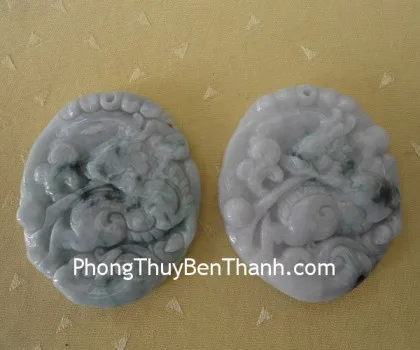 Mặt tỳ hưu PT vân xanh A+++++(23.59gr)(GCN1724) FS6632-F2-8728