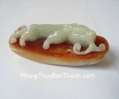 Mặt tỳ hưu PT vân xanh A+++++(23gr)(GCN1707) FS6632-F2-8510