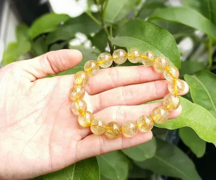 Chuỗi thạch anh tím đậm Uruguay A+++ (40g,16 hạt) S6361-S6-2955
