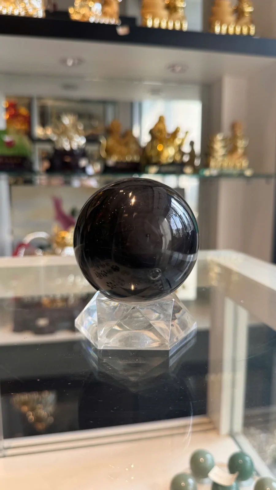 Quả cầu đá hắc ngà GM151-S4-2476