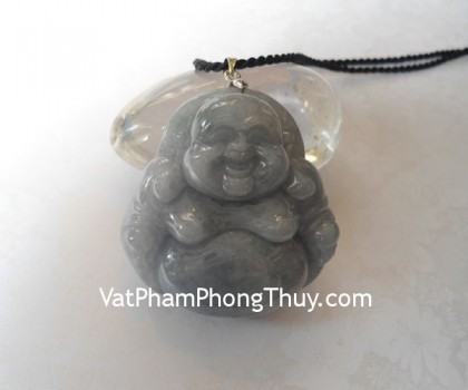 Di lặc ngồi thạch anh hồng FGM128